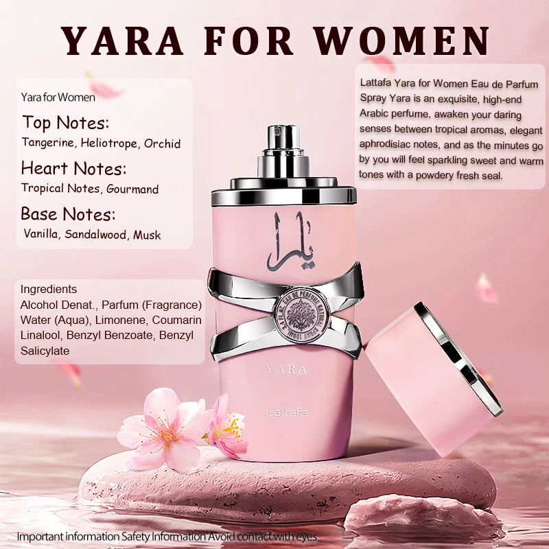 100ml Original Perfume Spray  Perfume Yara