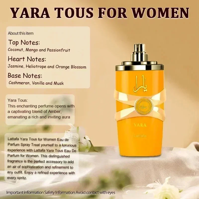 100ml Original Perfume Spray  Perfume Yara